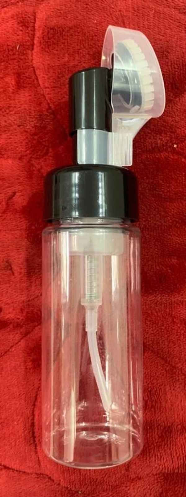 42mm B;ack forming pump with silicon brush and 150ml transparant bottle