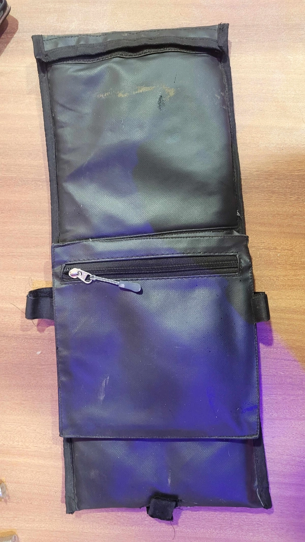 Waterproof Bag Of A.I. Gun Mounted On Motorcycle.