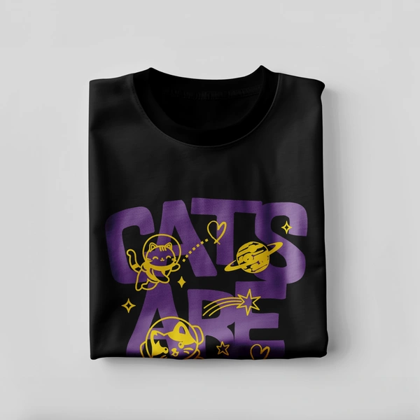 AstroCat T-Shirt - black, xxl