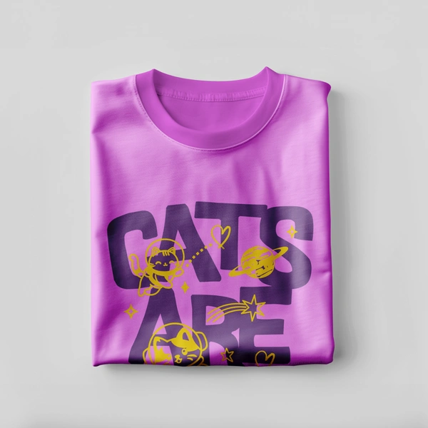 AstroCat T-Shirt - lavender, l