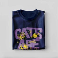 AstroCat T-Shirt - navy blue, xxl