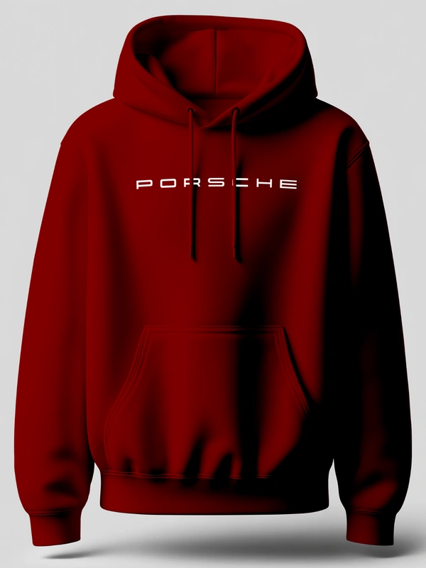 porsche 911 hoodie - maroon, s