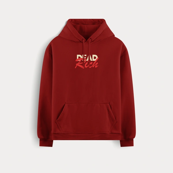Dead Rich – Money Never Sleeps💀💸 - maroon, xxl