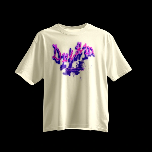 Dream Drip tee - off white, m
