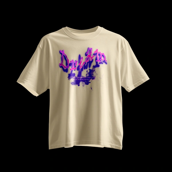 Dream Drip tee - beige, xl