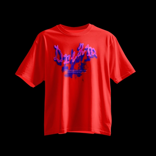 Dream Drip tee - red, m