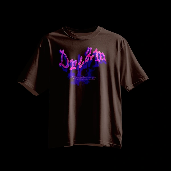 Dream Drip tee - brown, l