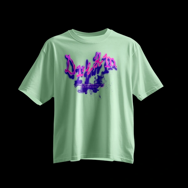 Dream Drip tee - sage green, l