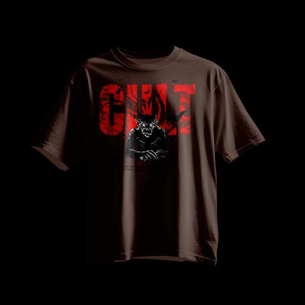 Forbidden Cult T-Shirt - brown, xl