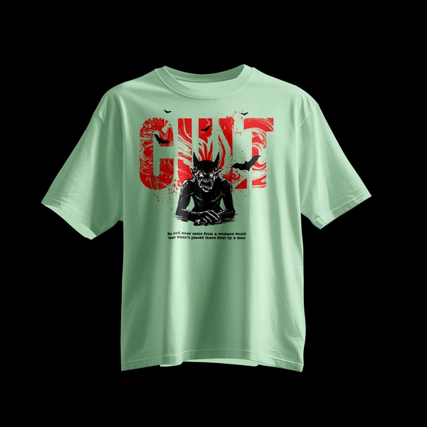 Forbidden Cult T-Shirt - sage green, xl
