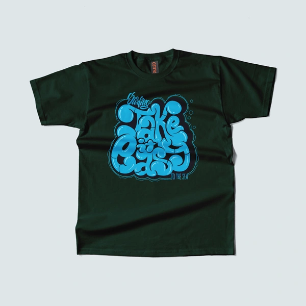 Streetwear Chill – Take It Easy Cotton Tee - bottle green, xl
