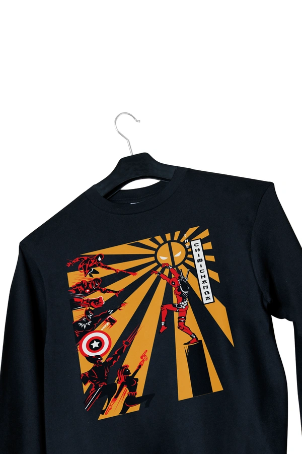 RULED Ruled Chimichanga Squad | Marvel-Inspired Streetwear  - black, xl
