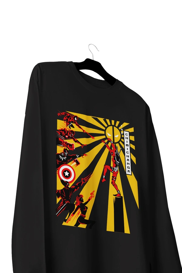 RULED Ruled Chimichanga Squad | Marvel-Inspired Streetwear  - black, xl