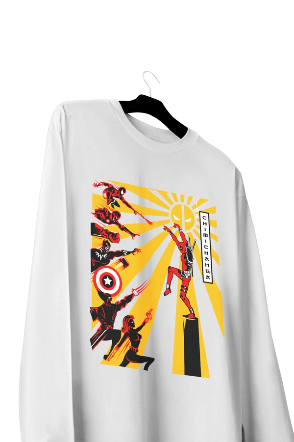 RULED Ruled Chimichanga Squad | Marvel-Inspired Streetwear  - white, s