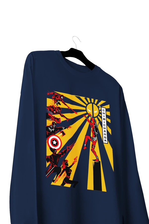RULED Ruled Chimichanga Squad | Marvel-Inspired Streetwear  - navy blue, s