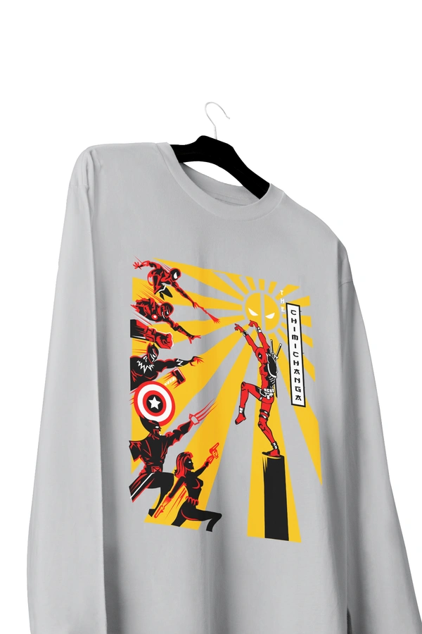 RULED Ruled Chimichanga Squad | Marvel-Inspired Streetwear  - grey, xl