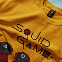 Squid Game Guard Trio Tee 🔺🔲⭕ - yellow, m