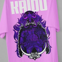 RULED Kaido Thunder Beast Oversized Tee - lavender, m