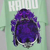 RULED Kaido Thunder Beast Oversized Tee - sage green, xl