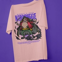 RULED Blackbeard's Wrath - One Piece Tribute Tee - baby pink, m