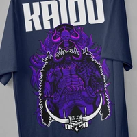 RULED Kaido Thunder Beast Oversized Tee - navy blue, m