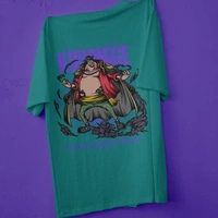 RULED Blackbeard's Wrath - One Piece Tribute Tee - teal, m