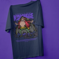 RULED Blackbeard's Wrath - One Piece Tribute Tee - navy blue, l