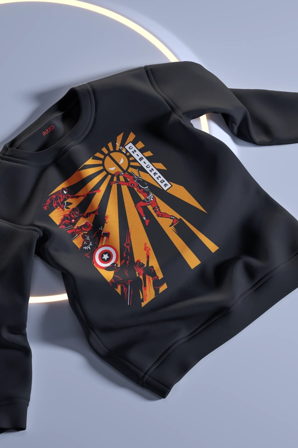 RULED Ruled Chimichanga Squad | Marvel-Inspired Streetwear  - black, xl