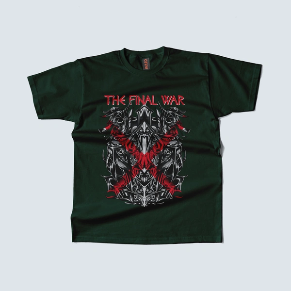 Chaos Unleashed – The Final War Tee - bottle green, l