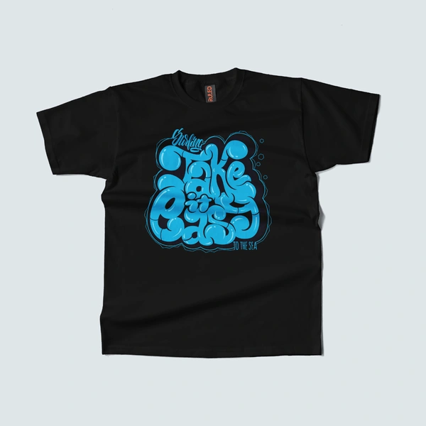 Streetwear Chill – Take It Easy Cotton Tee - black, m