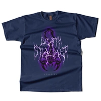 Scorpion Thunderstorm Graphic Tee - navy blue, m