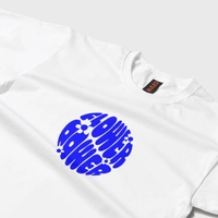 RULED Flower Power Oversized T-Shirt – Cream | Graphic Unisex Tee | Streetwear Style - white, m