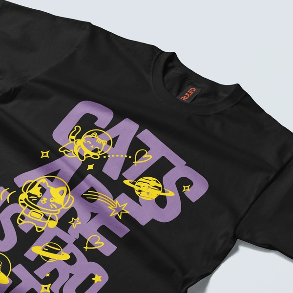 AstroCat T-Shirt - black, xxl