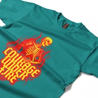 Courage Under Fire – Inferno Edition Tee - teal, l