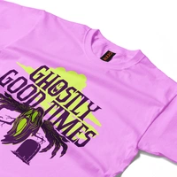 Ghostly Good Times - Spooky Vibes Tee - lavender, xl