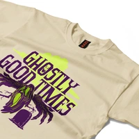 Ghostly Good Times - Spooky Vibes Tee - beige, xl