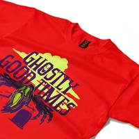 Ghostly Good Times - Spooky Vibes Tee - red, m