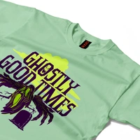 Ghostly Good Times - Spooky Vibes Tee - sage green, xxl