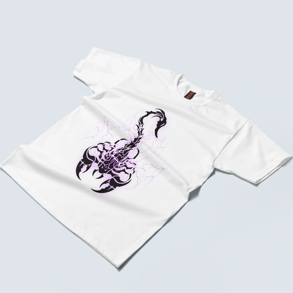 Scorpion Thunderstorm Graphic Tee - white, s