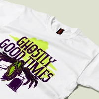 Ghostly Good Times - Spooky Vibes Tee - white, l