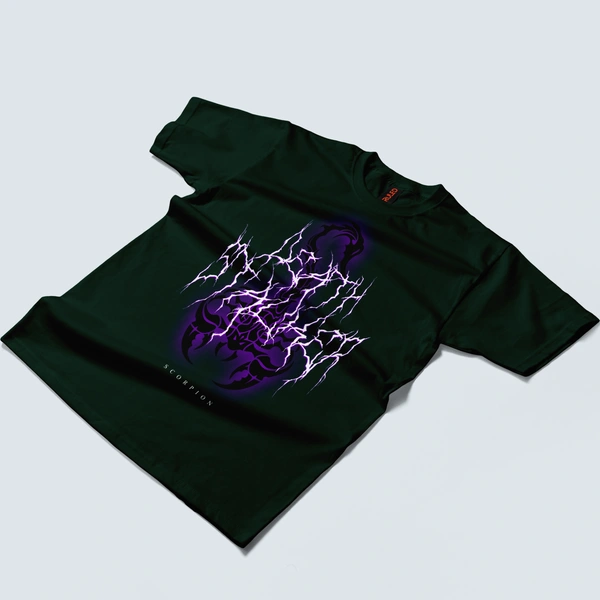 Scorpion Thunderstorm Graphic Tee - green, s