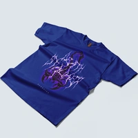 Scorpion Thunderstorm Graphic Tee - royal blue, m