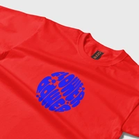 RULED Flower Power Oversized T-Shirt – Cream | Graphic Unisex Tee | Streetwear Style - red, m
