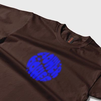 RULED Flower Power Oversized T-Shirt – Cream | Graphic Unisex Tee | Streetwear Style - brown, m