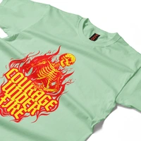 Courage Under Fire – Inferno Edition Tee - sage green, m