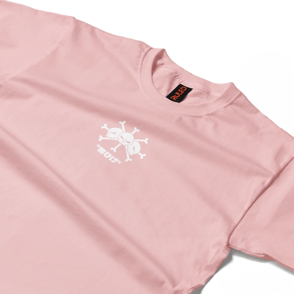 RULED Blackbeard's Wrath - One Piece Tribute Tee - baby pink, m