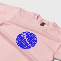 RULED Flower Power Oversized T-Shirt – Cream | Graphic Unisex Tee | Streetwear Style - baby pink, xl