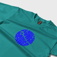 RULED Flower Power Oversized T-Shirt – Cream | Graphic Unisex Tee | Streetwear Style - teal, s