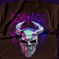 RULED Infernal Skull – Neon Flame Edition🔥💀 - brown, m