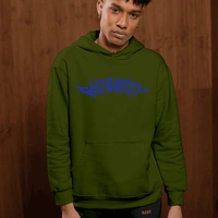VOLTAGE BUTTERFLY HOODIE ⚡🦋 - army green, s